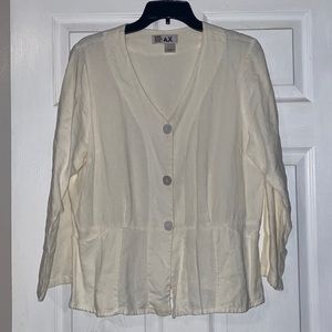 FLAX Peplum Jacket